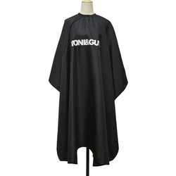 Pro Black Antistatic Hairdressing Apron Hair Salon Barber Cloth Gown Hairdresser Cuttingshawl Barbershop Styling Accessories