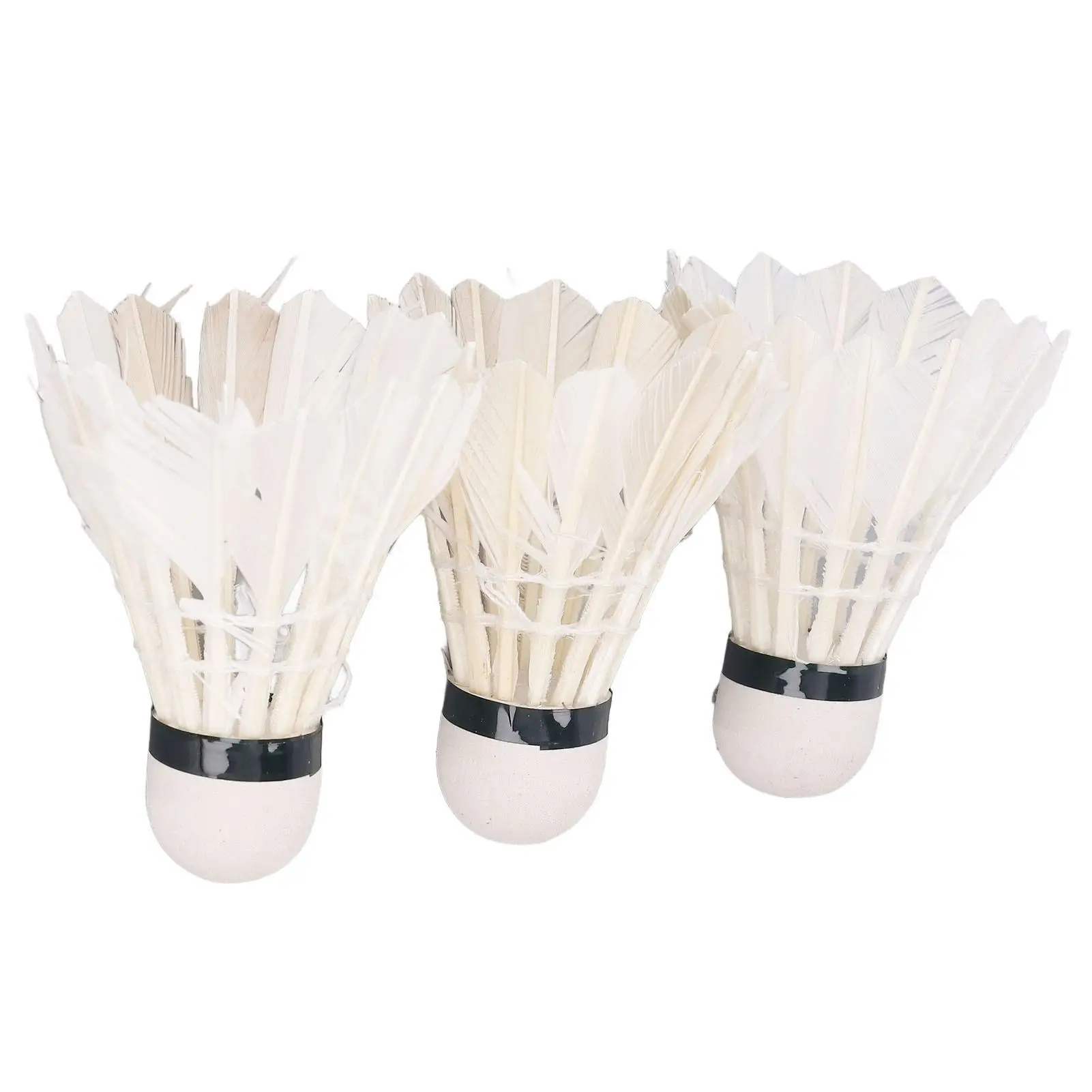 High-Quality White Goose Feather Badminton Shuttlecocks - Precision Control for outdoor for sports Training