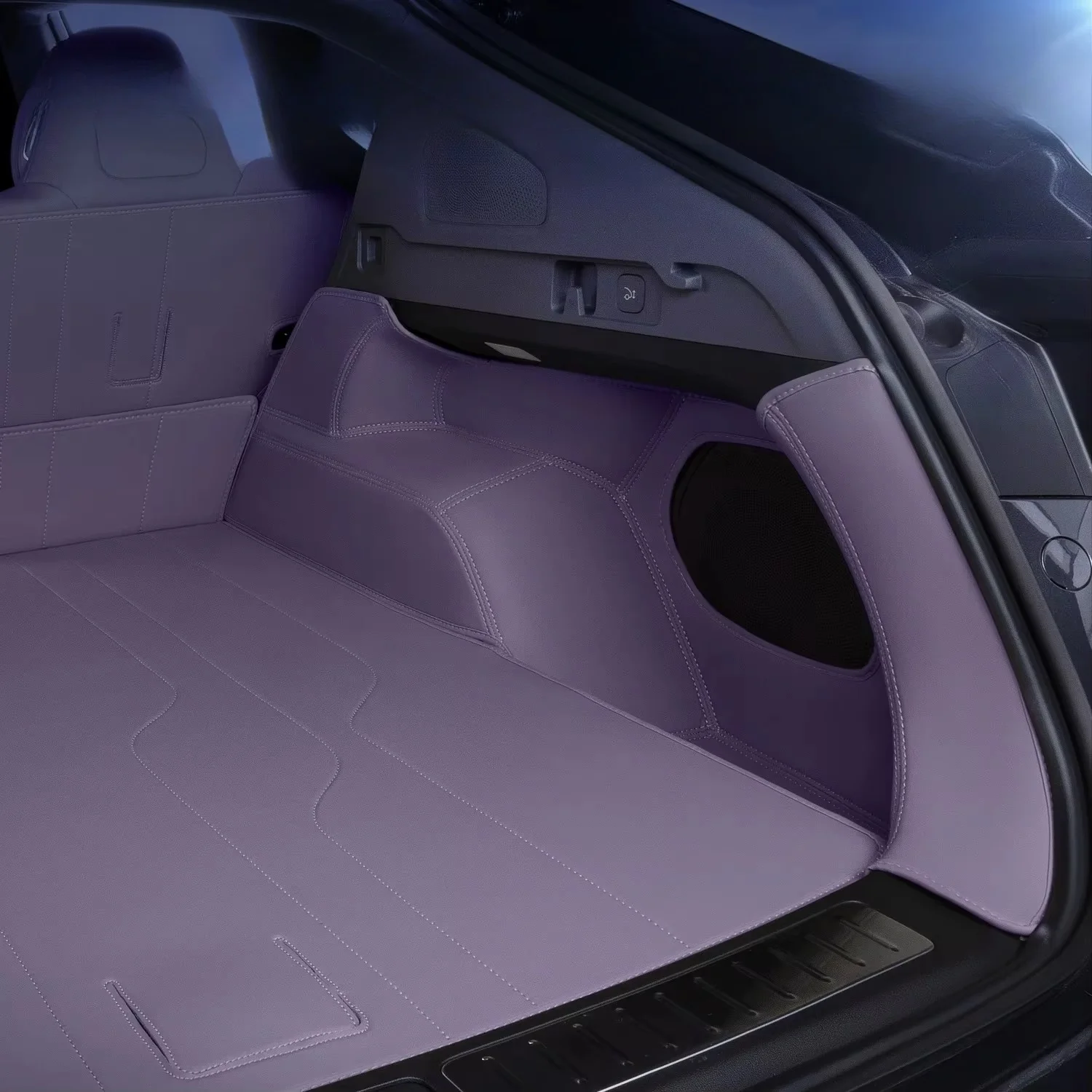 Rear Trunk Mat Leather Waterproof Anti-scratch Cargo Liner Non-slip Trunk Liner For LUXEED R7 2026 Interior Accessories