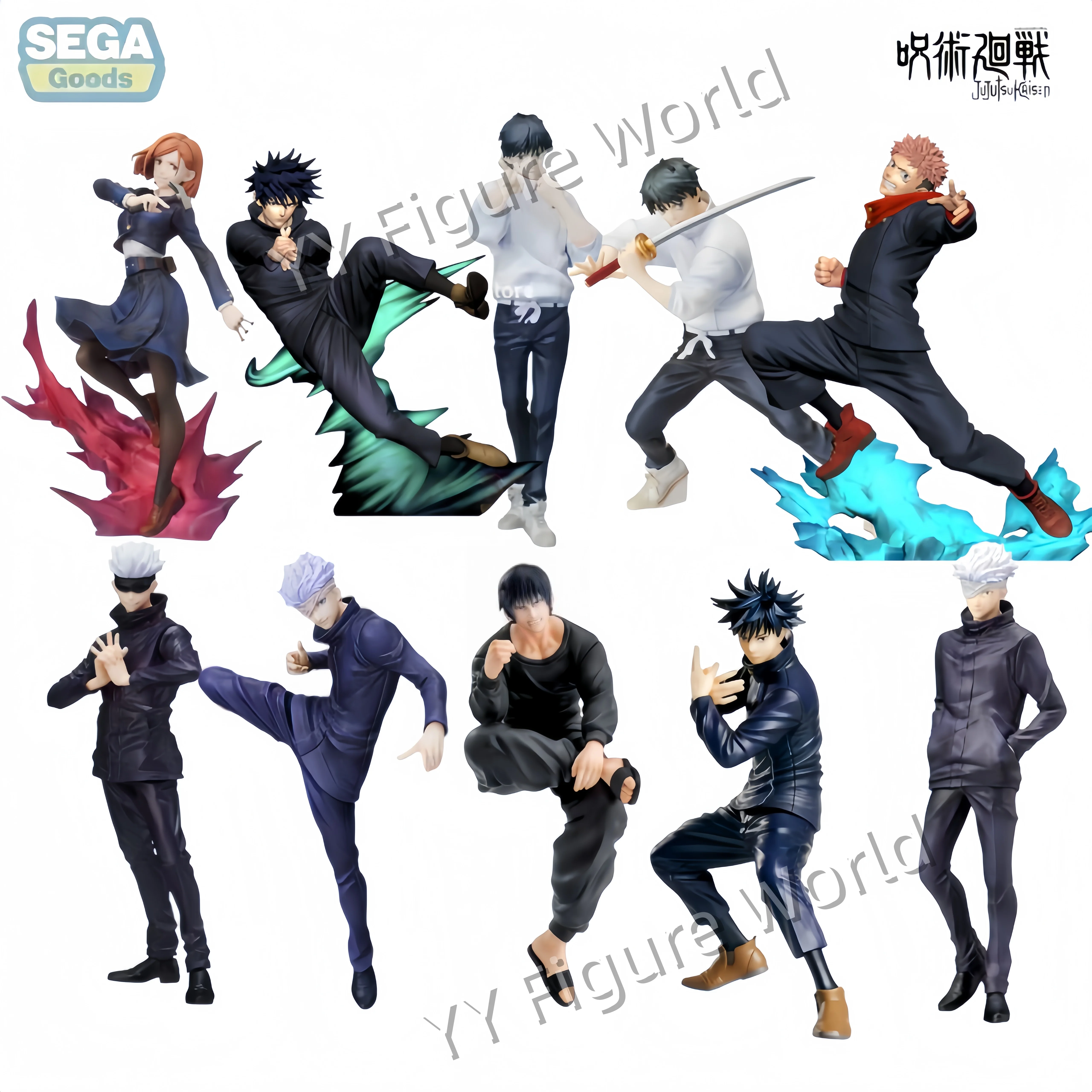 sega-taito-オリジナル-呪術廻戦-五条悟-貂兎徹-奥之湯優太-伏黒恵-東地斗司-虎杖悠仁-戸戸井葵-アニメフィギュア