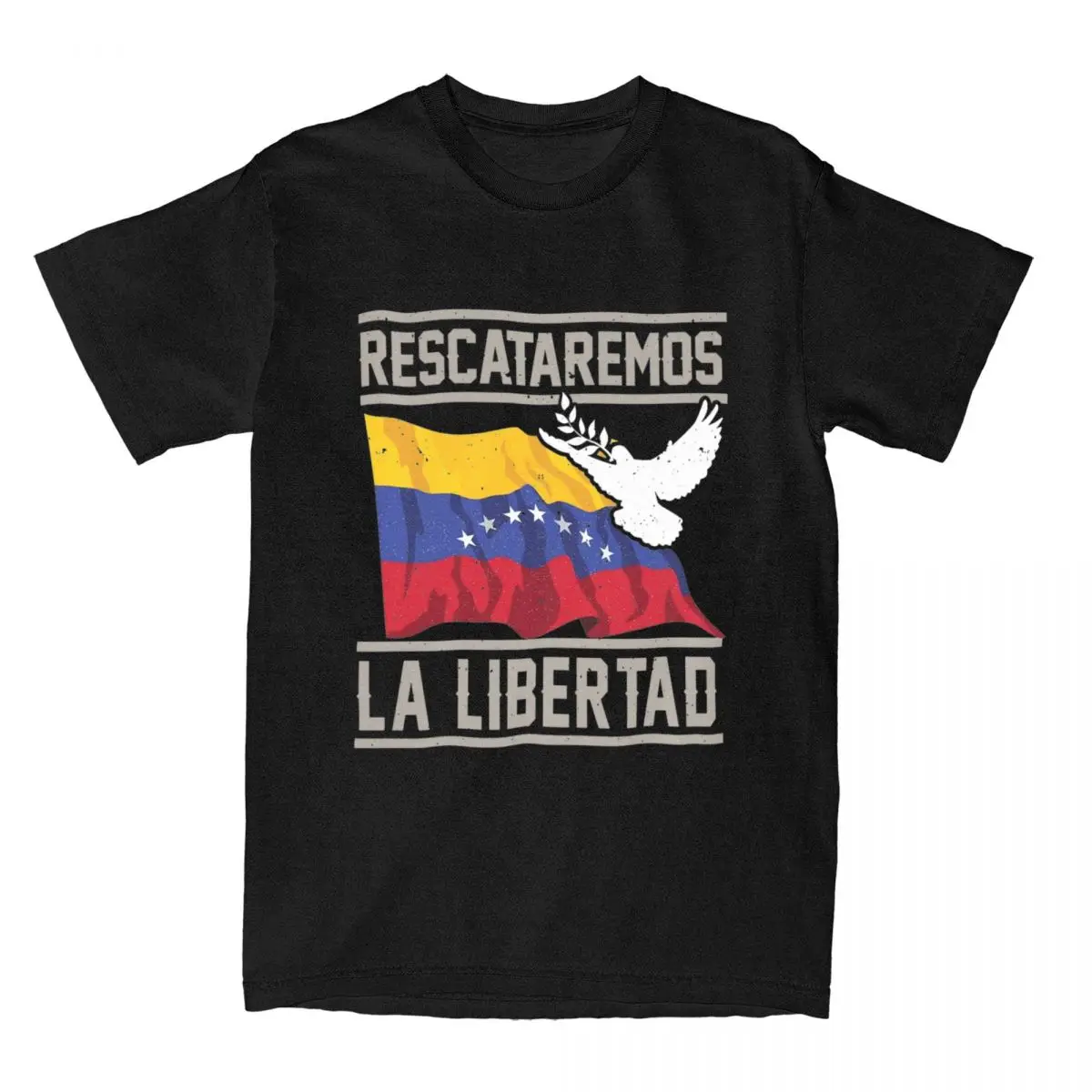 Men Women's Venezuela Democracy Paloma Libertad T Shirt Merch Novelty Pure Cotton T Shirt Tops All Seasons