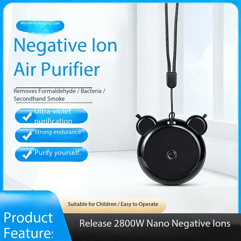 Portable Air Purifier Necklace - Kids Outdoor Air Quality recension och pris