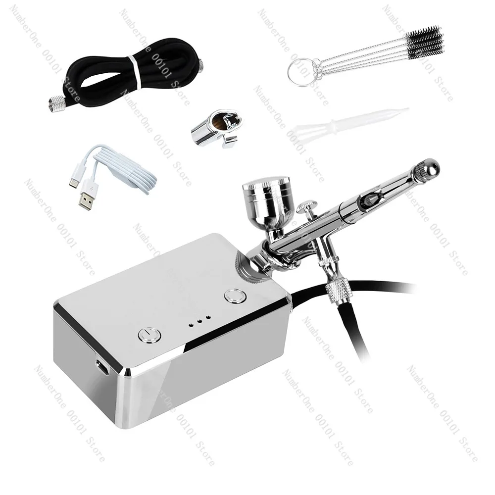 

Mini portable high-pressure airbrush kit for cross-border e-commerce: ideal for model painting, coloring, and detailing