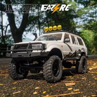 EAZYRC Cars Snow Mountain Storm RTR 1/18 RC Four-Wheel Drive Crawler Realistic JC80 Desktop Electric Toy Model Car, Perfect Gift