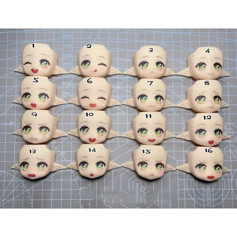 Nahida Ob11 Face Buer GSC YMY 1/12 Doll Handmade Water Sticker Faceplate Anime Game Cosplay Toy Accessories