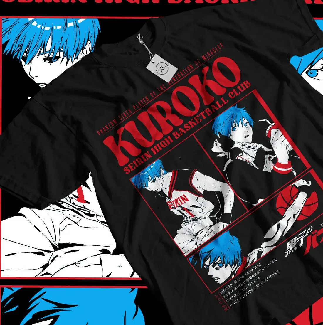 

Kuroko no basketball T-shirt Ryota Kise Daiki Aomine anime Gift Shirt All Size