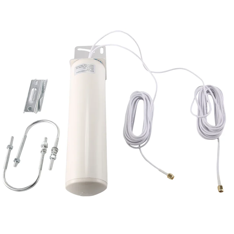 

B03B-Wifi Antenna 4G LTE Antena SMA 12Dbi Omni Antenne Male 5M Dual Cable 2.4Ghz For B315 E8372 E3372 ZTE Routers