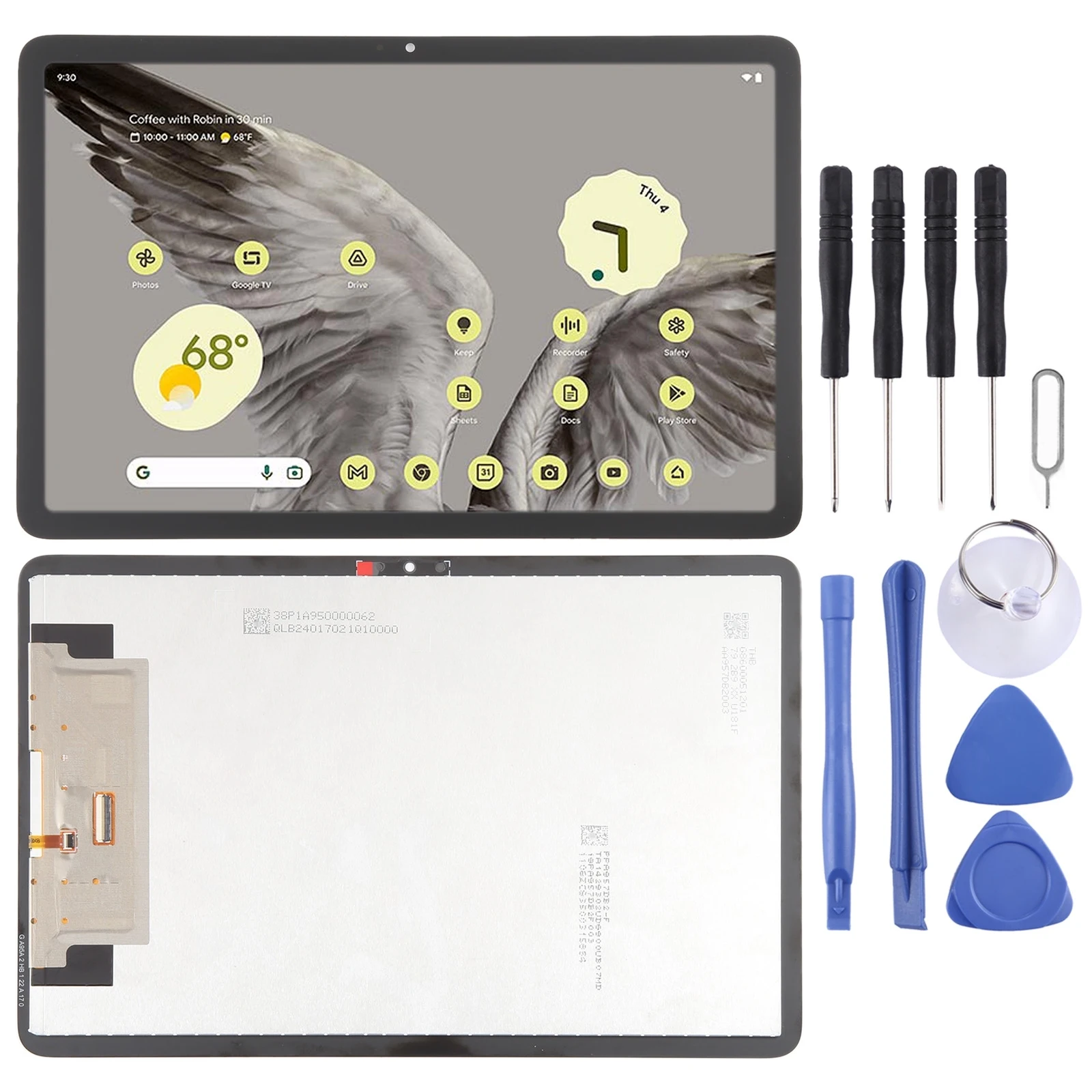 

LCD Screen for Google Pixel Tablet with Digitizer Full Assembly Display Tablet LCD Screen Repair Replacement Part