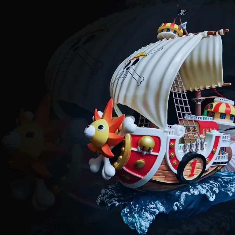 

One Piece Thousand Sunny Ship Wano Country Anime Pirate Ship Figure Model Statue Desktop Decoration Collectible For Anime Fans