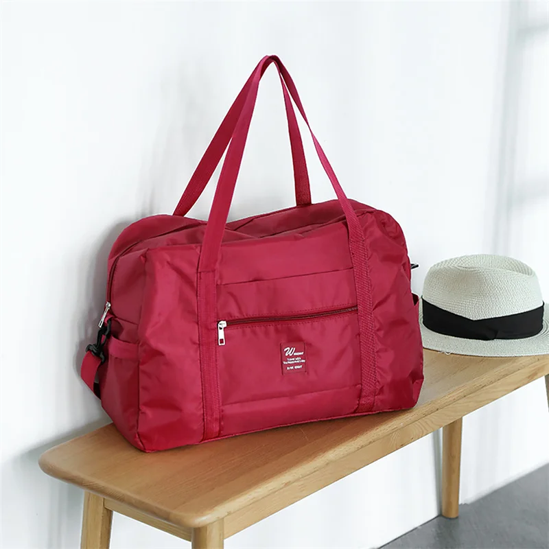 1pc Travel Luggage Bag, Large Capacity Multifunctional Adjustable Pull Rod for Short Distance Clothing Storage