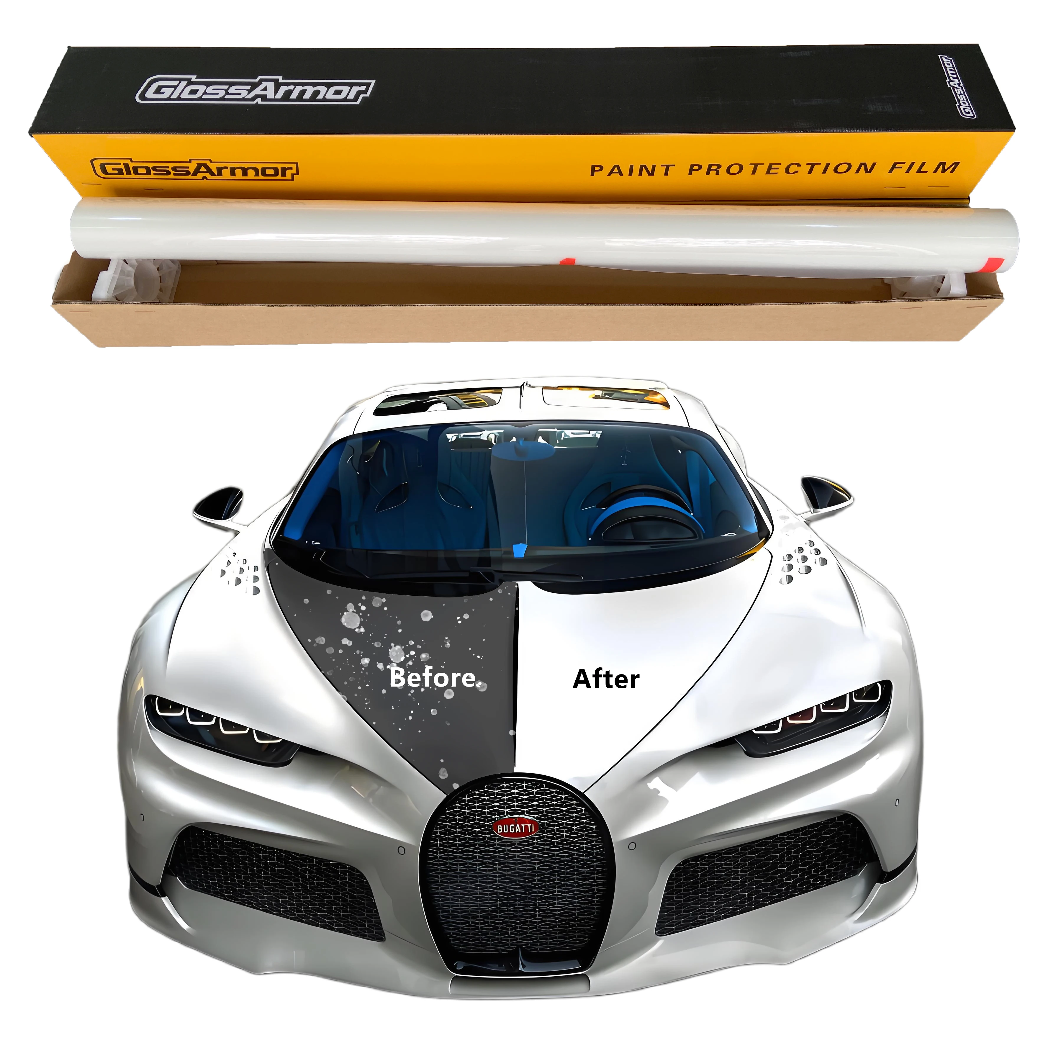 

2025 9,5 мил гидрофобный PPF самовосстанавливающийся защитный барьер из ТПУ пленки для тела для защиты от УФ-излучения и царапин, автомобильная пленка