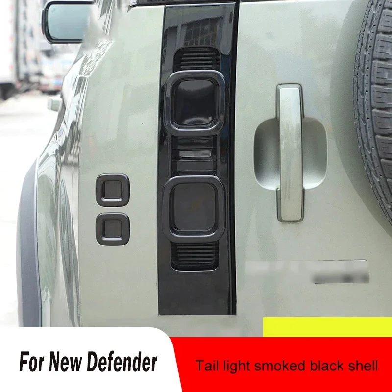 

For Land Rover Defender 90 110 2020 2021 2022 Car Tail Light Cover Brake Light Wide Indicator Cover Rear Lamp Hoods Guards Trim