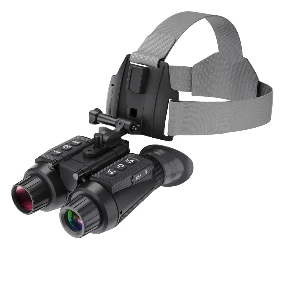 

NV8300 Night Vision Binoculars Goggles 8X Digital Zoom 4K UHD 36MP 3D Head Mount Night Vision Device Hunting Telescope