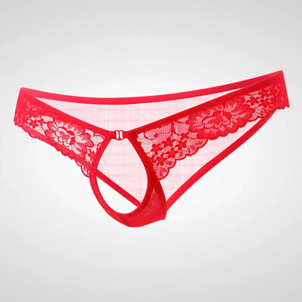 

Sexy Mens Front Open Hole Thong Panties Erotic Lingerie Thin Mesh Perspective G-string Underpants Low Waist Knickers Underwear