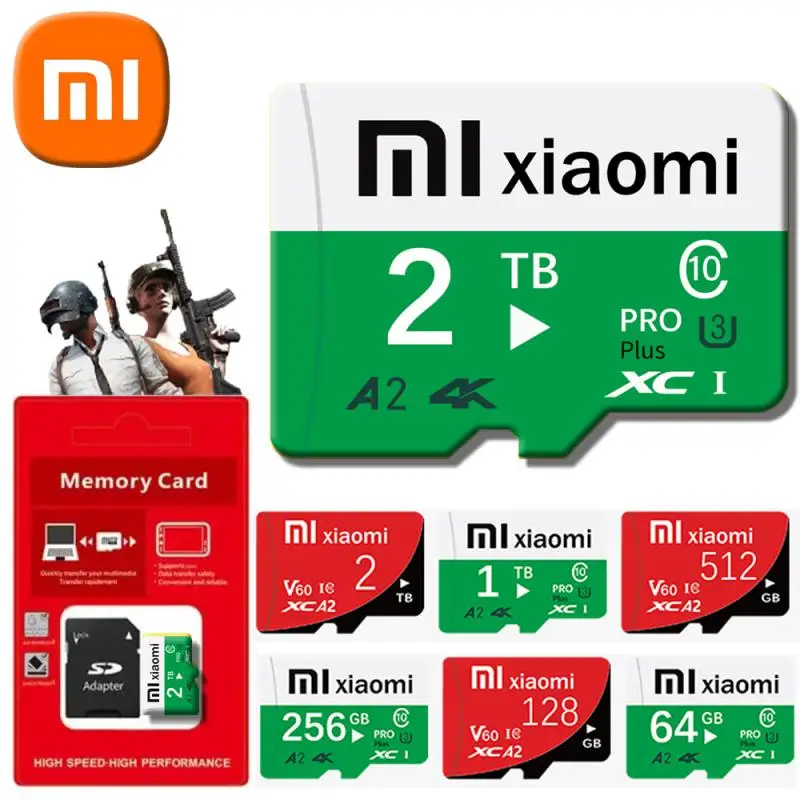 Оригинальная карта Micro SD Xiaomi 1 ТБ, карта памяти TF/SD 128 ГБ 256 ГБ 512 ГБ, Мини карта памяти класса 10 для камеры/телефона, новинка 2024