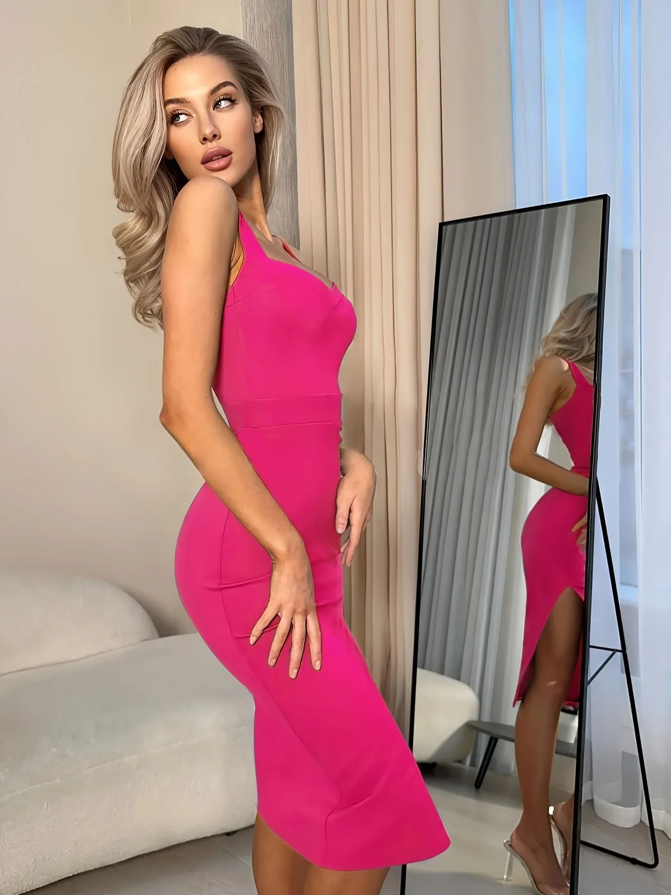 Verband Kleid Frauen Party Kleid Bodycon elegante sexy Abend Geburtstag Club Outfits Sommer