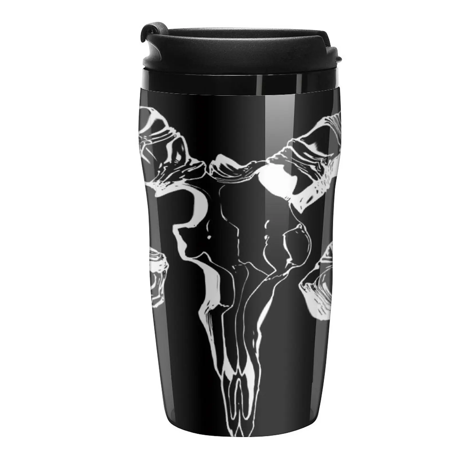 

New Crooked Ramskull Travel Coffee Mug Espresso Mug Coffe Cups Cup For Coffee