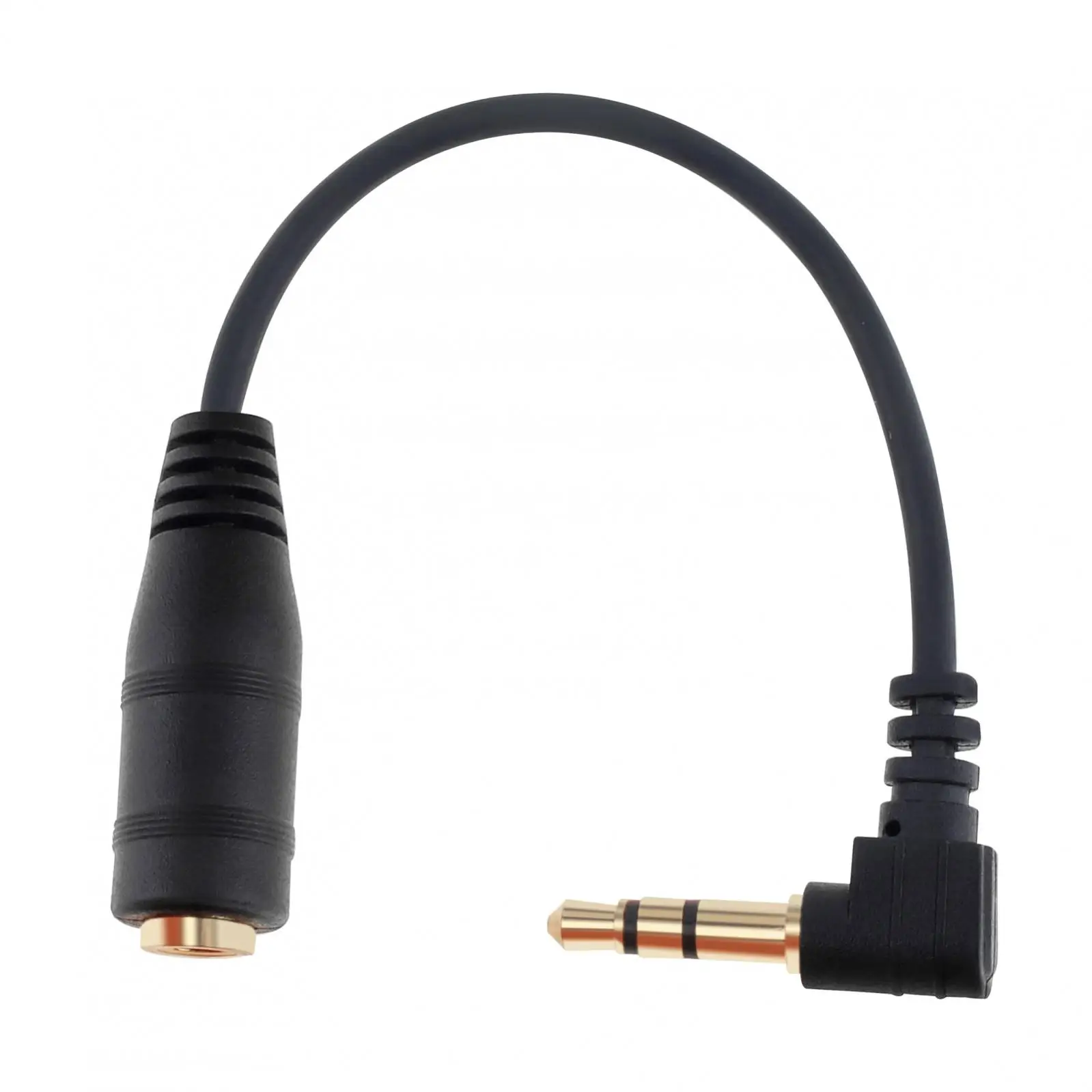 3.5mm adaptery mikrofonowe konwerter 4-biegunowy do 3-biegunowego gniazda kabel Adapter Audio Stereo mikrofon przewód konwersji do mikrofonów