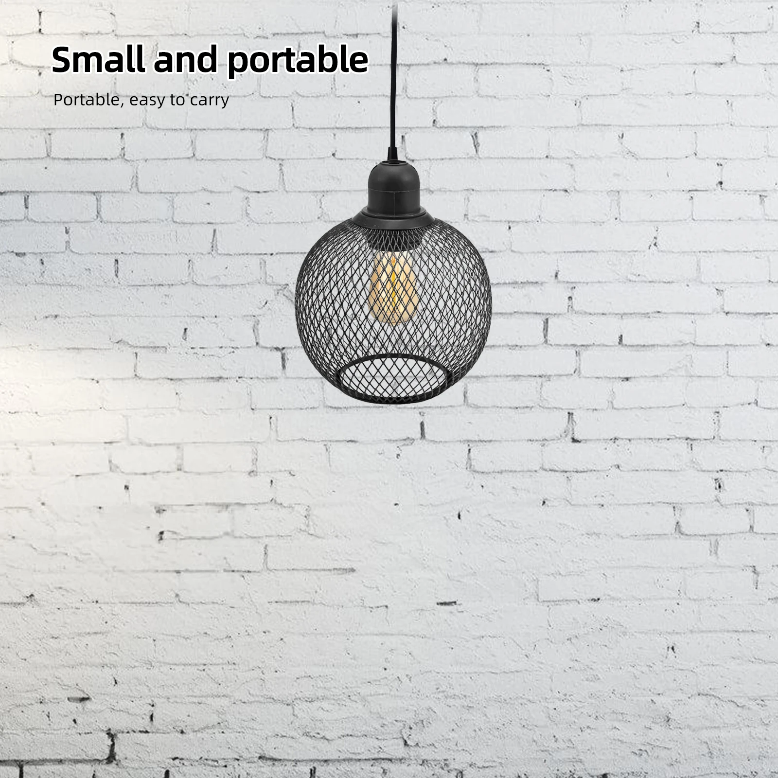 

Retro Industrial Iron Lampshade Replacement Hollow Mesh Light Shade For Ceiling Fan Metal Pendant Lamp Cover Vintage Wire Light