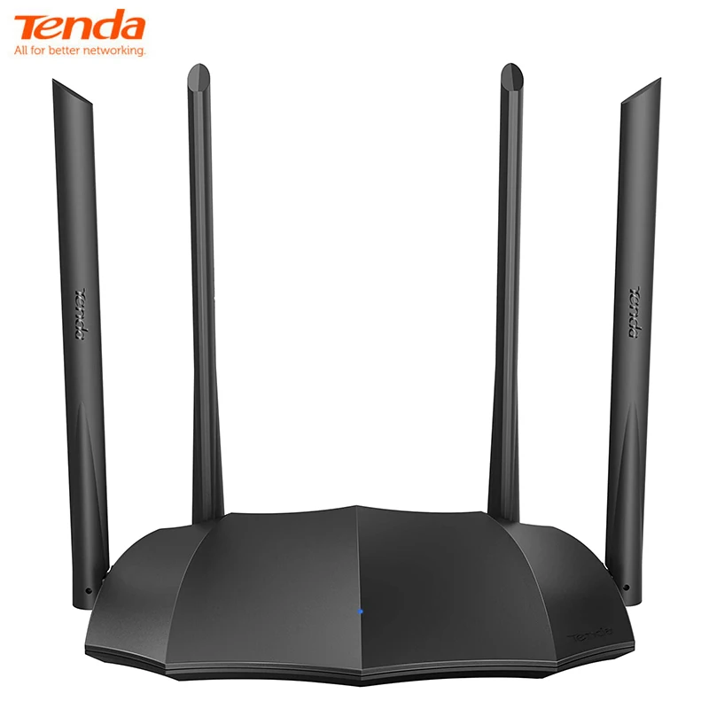 

Tenda AC8 Dual Band Gigabit Port Smart WiFi Router AC1200 5Ghz Speed Wireless Internet MU-MIMO Long Range Cover Chinese Version