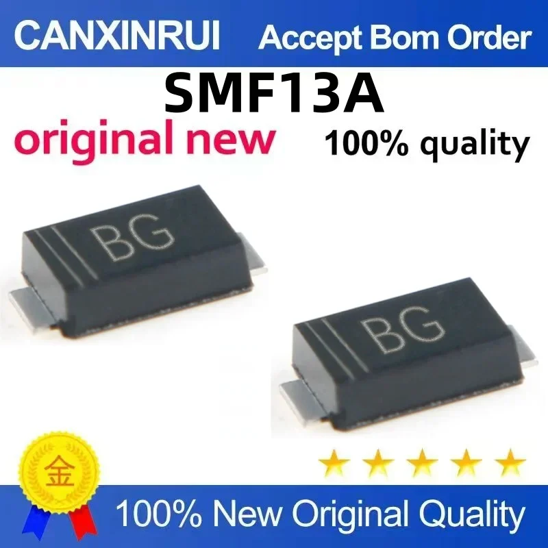 (5-100 pieces)New SMF13A package SOD-123FL transient suppression diode (TVS) spot chip IC