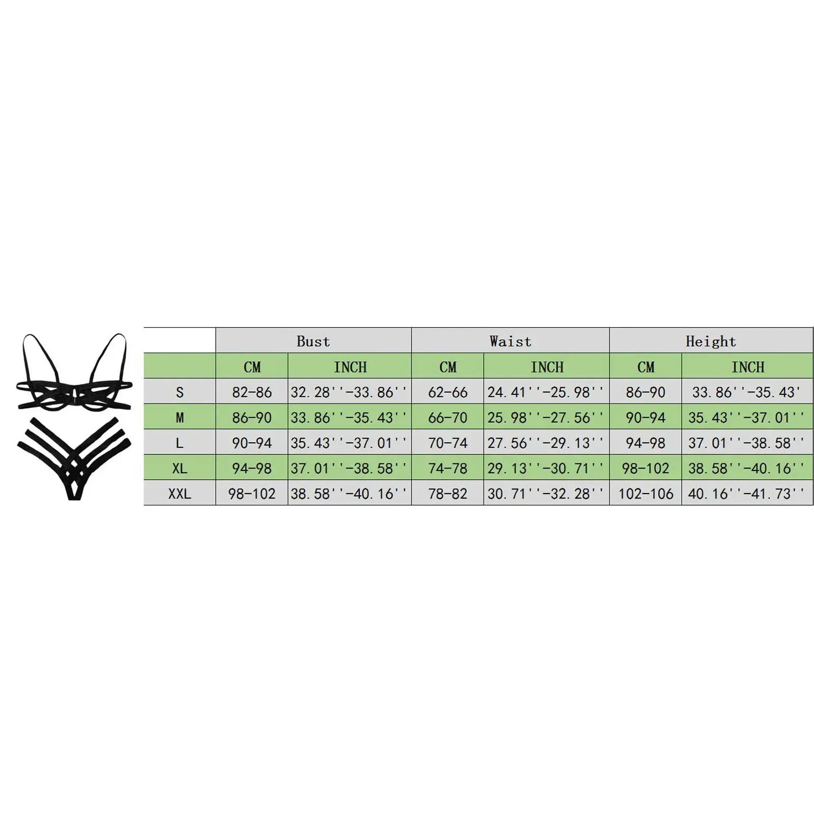 Amnesia Bondage, Sexy Lingerie, Women's Bra and Panty Set, Erotic, Hollow-out,… - Image 6