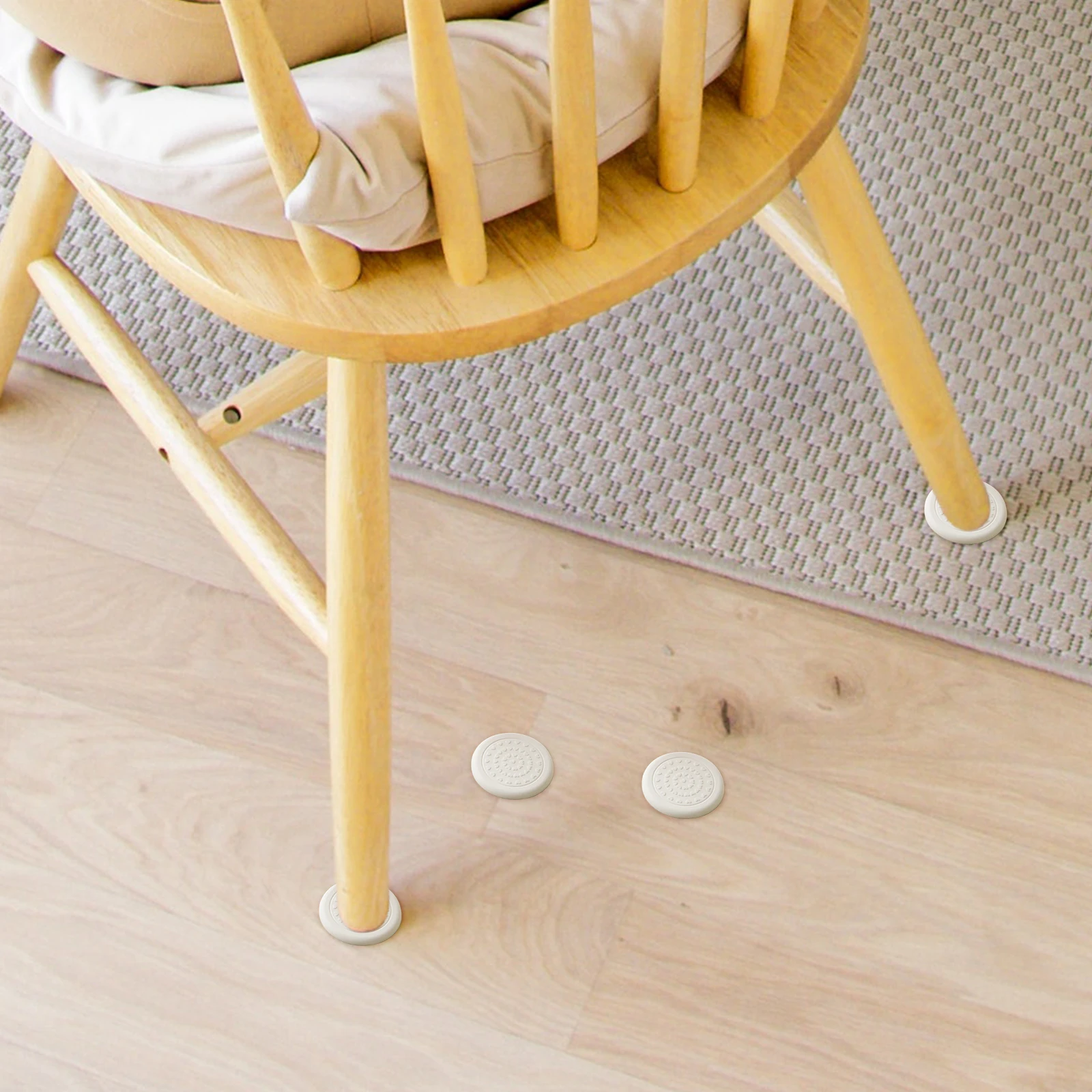 

12pcs Non-slip Silicone Furniture Pads Thickened Table Leg Protectors Durable Chair Feet Mats Waterproof