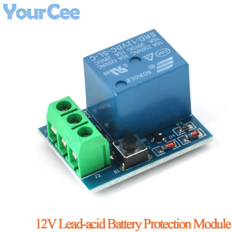 12V Lead Acid Battery Protection Board Over Discharge Low Voltage Protection Relay Module