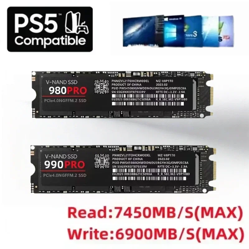 2026 New High Speed M.2 NVMe SSD 500GB 1TB 2TB 4TB Internal Solid State Drive SSD Hard Disk For Notebook Desktop Gaming PC
