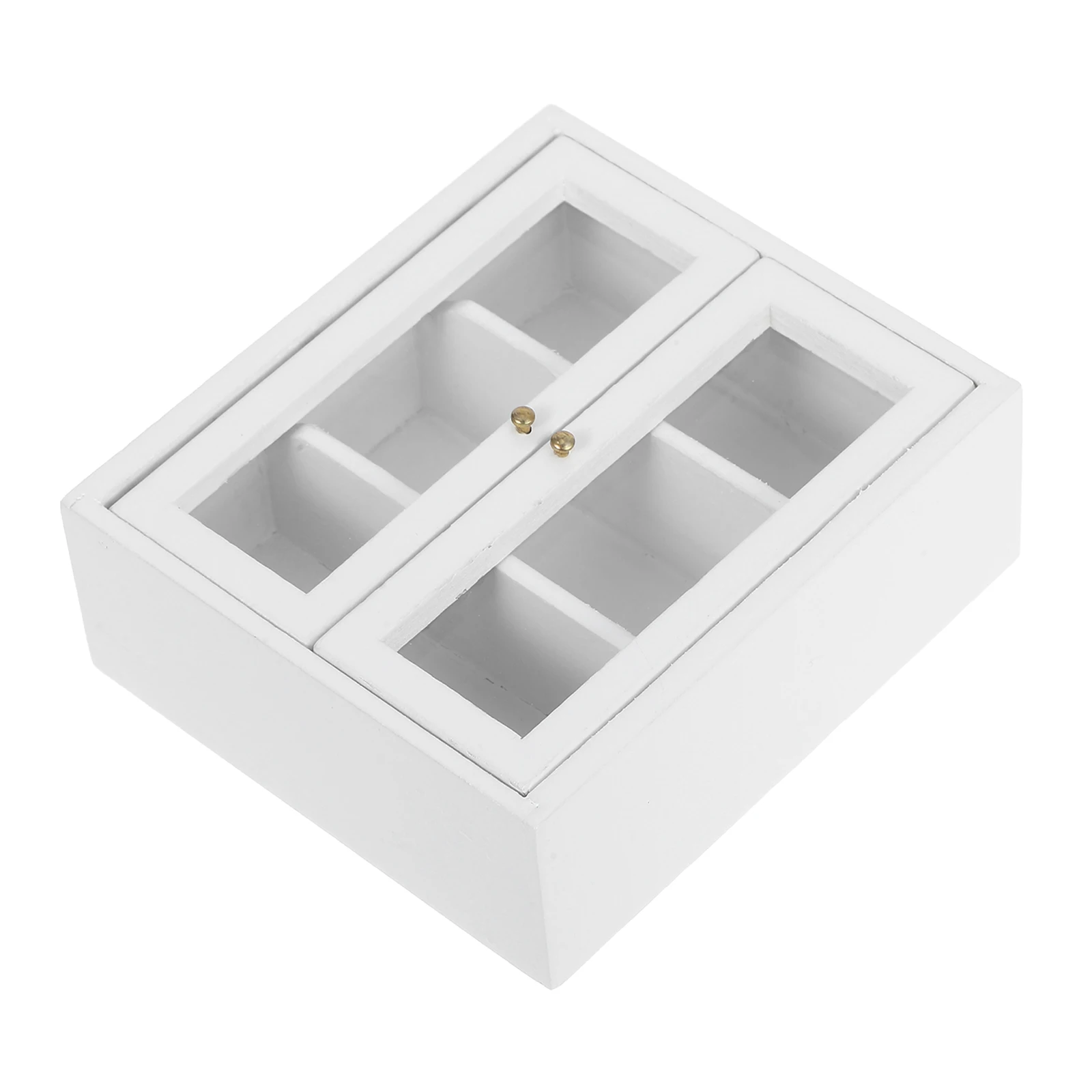 Micro Kasten Miniatuur Display Plank Poppenhuis Meubels Zijplanken Keuken Accessoires Opslag Model