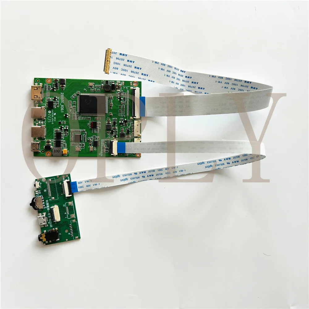 Mini HDMI-compatible EDP Controllor board kit 2 TYPE C for NT156FHM NT156FHM-N61 15.6inch 1920X1080 panel screen LED DIY Display