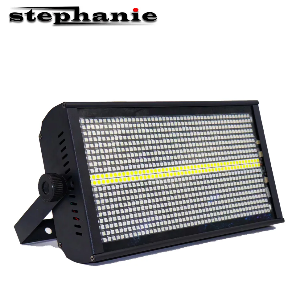 400W RGB 3in1 LED Strobe Light Stephanie DMX Controlled 8 Segment Strobe DJ Disco Light Background Decorative Effect Lighting