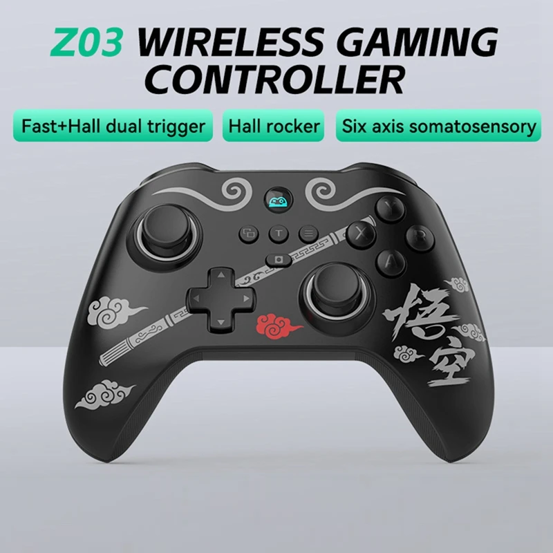 Wireless PC Gamepad 1000Hz Return Rate With Hall Effect Joysticks & Hall Triggers Supports PC/SWITCH/Android/IOS