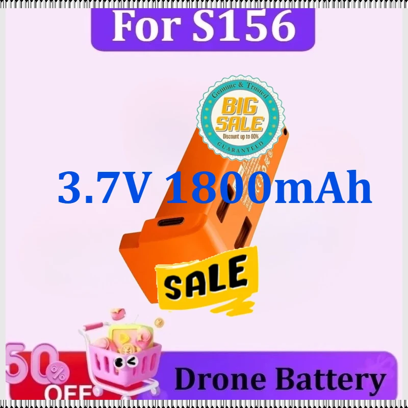 

For S156 RC Quadcopter Fly 15min Time Battery Accessory Parts 3.7V 1800mAh High Quality Replacement Drone Battery