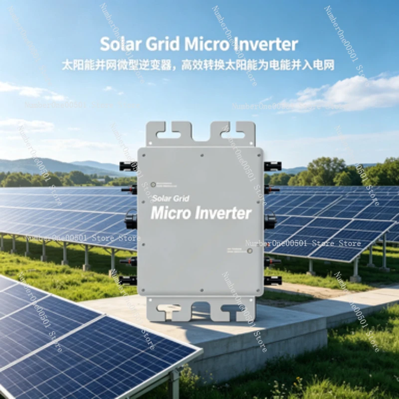 2400W 2800W Grid Tie Micro Inverter MPPT Solar Inverter DC22-60V to 120V 230V AC Pure Sine Wave Waterproof IP65 for Home Use