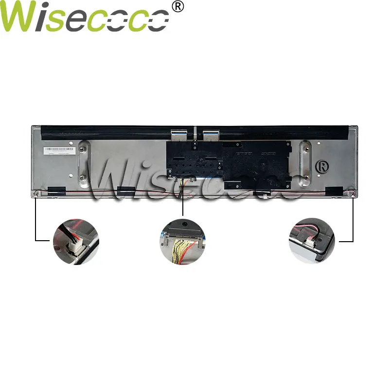 28 Inci Modul Display LCD Bar Membentang 1920*360 Kartu SD Looping Video Panel Iklan Papan Driver Digital Signage Wisecoco