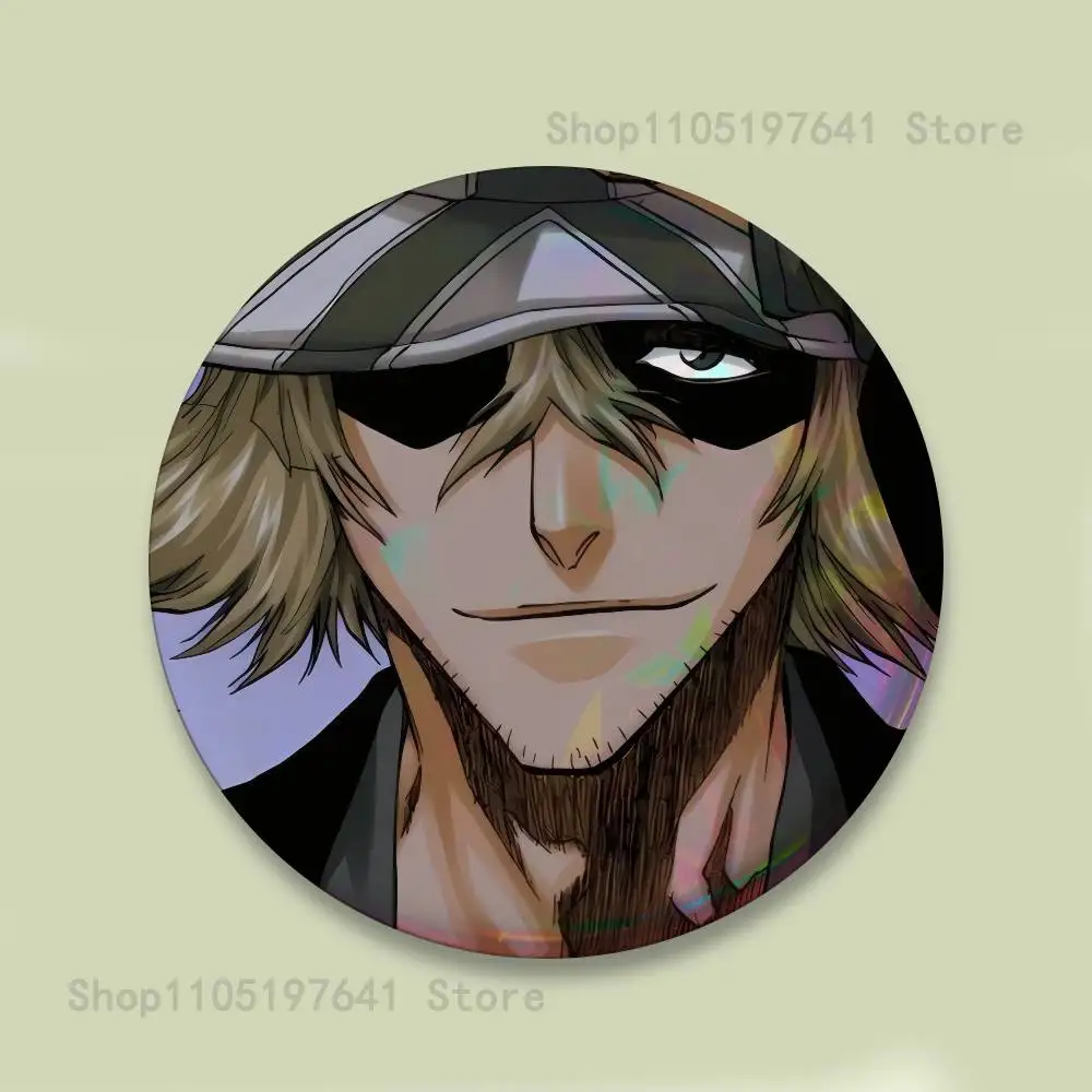 Anime B-Bleach-ES Badges Button Round Creative Pin Brooch Badge Bag Decor Fans Collect Friends Gifts