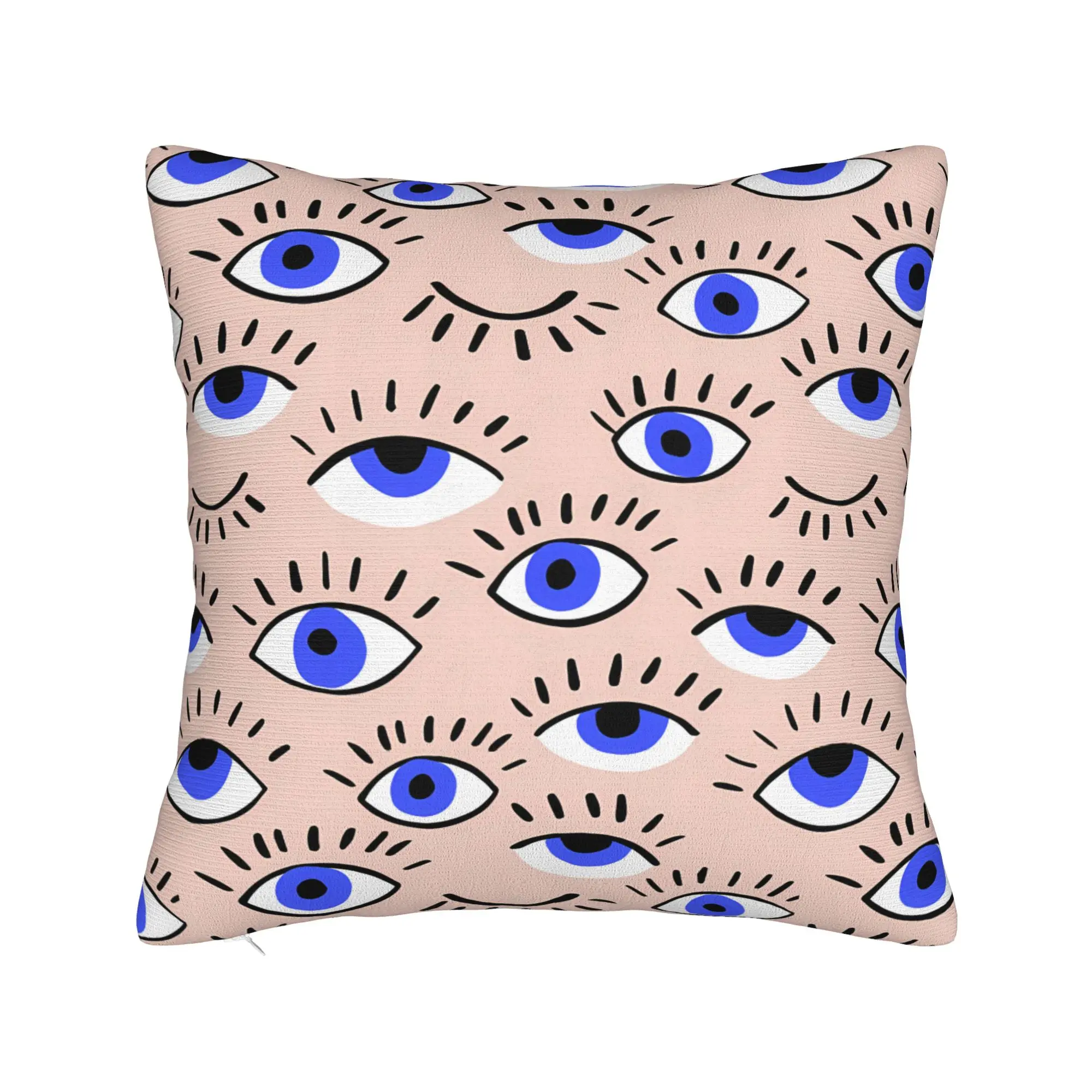 Pillow Case Eyelash Velvet Print Beauty Glam Closed Eyes Custom  Pillow Cover For Wedding Party Home Decor Fashion Pillowcases
