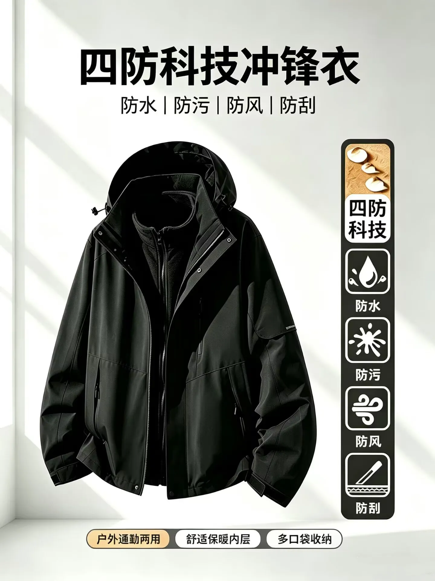 veste-homme-printemps-automne-et-hiver-2026-nouvelle-collection-coupe-ample-grande-taille-3-en-1-impermeable-et-coupe-vent-pour-l'exterieur