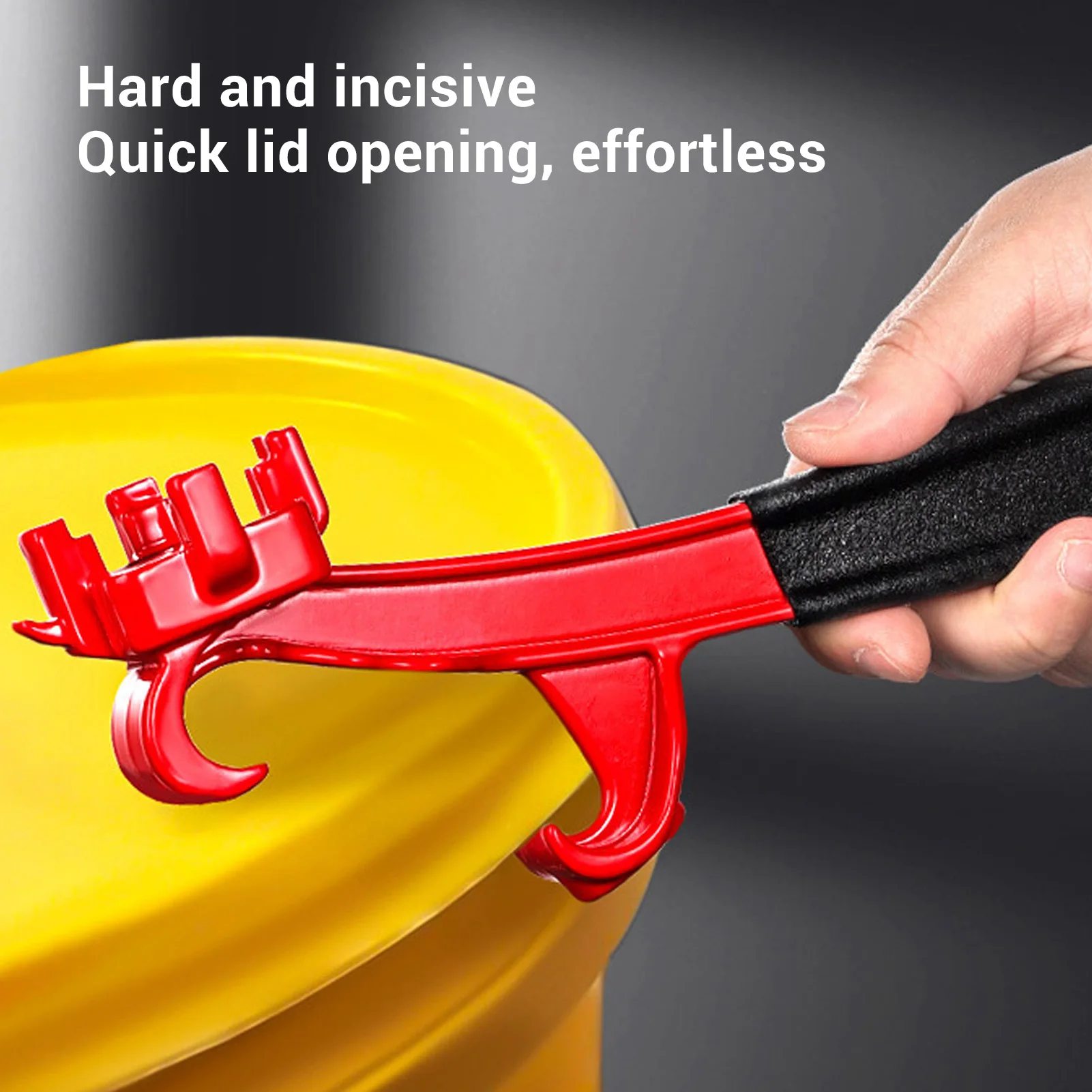 

Metal Bucket Opener Metal Drum Wrench Bucket Opener Tool for 5 Gallon Metal Paint Can Lid Multifunction Labor Saving Drum Wrench