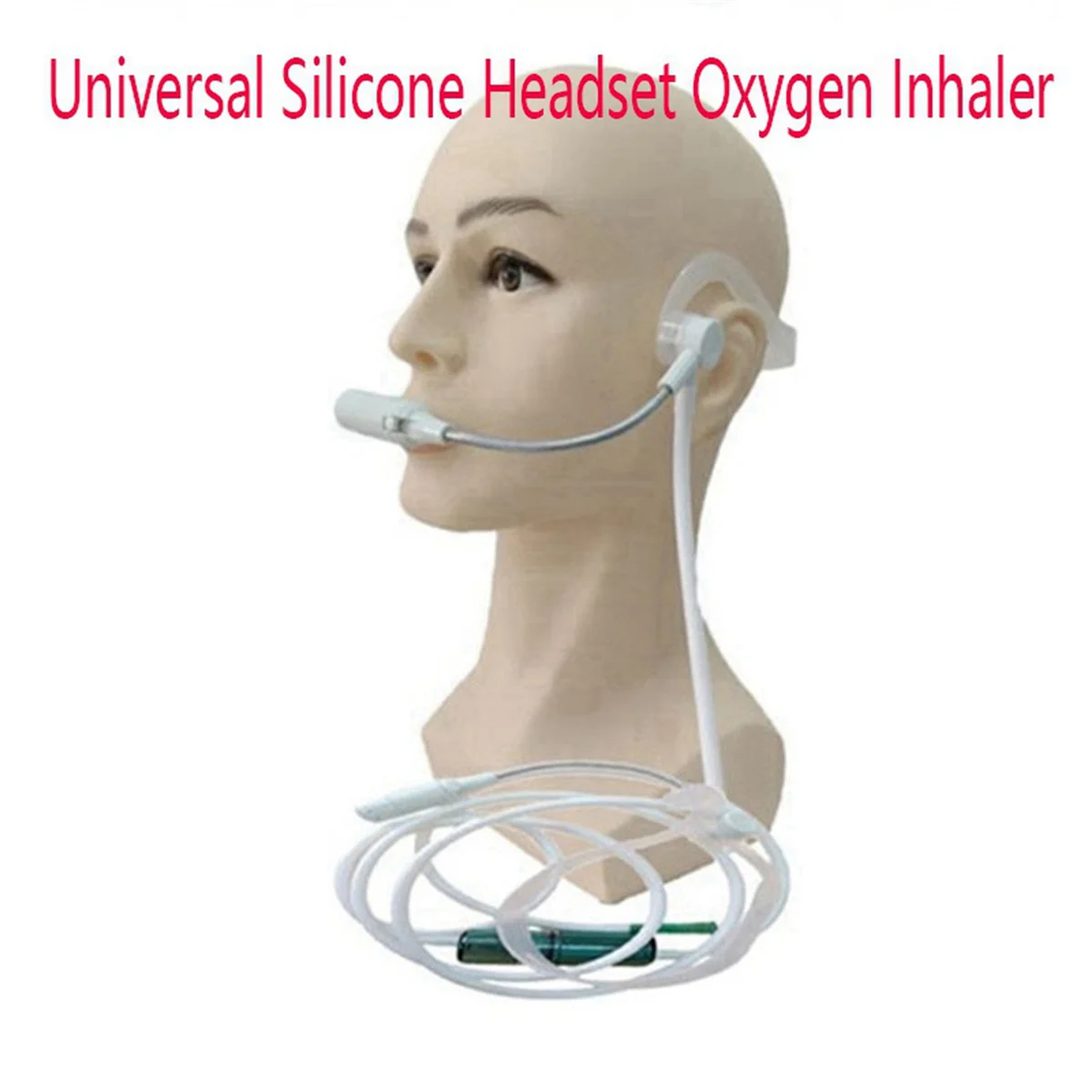 3X Headset Nasal Type Oxygen Cannula 2M Soft- Nasal Oxygen Cannula Standard Connector Inhaler Accessories