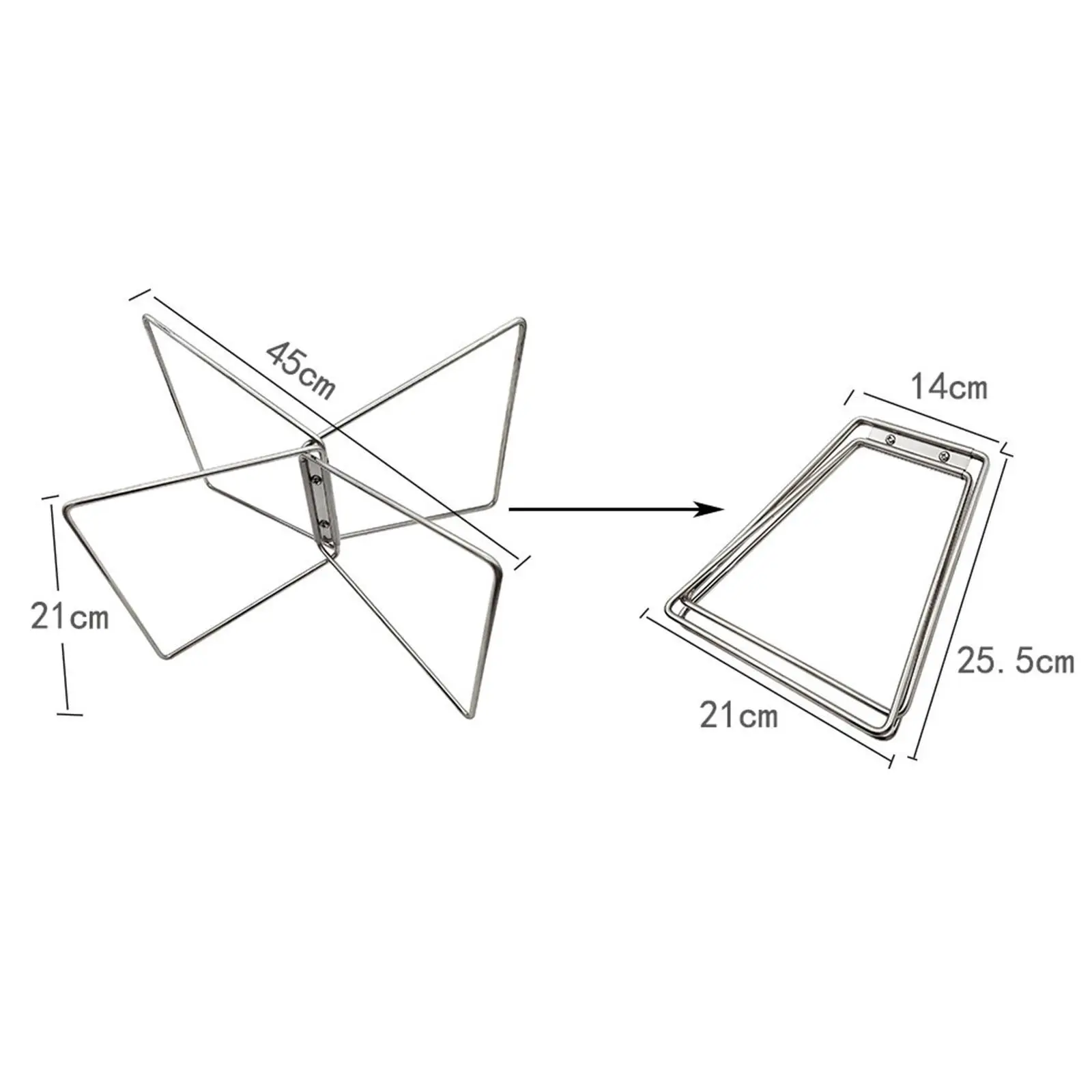 Foldable Cooler Stand Travel Heavy Duty Outdoor Sport Hiking Patio Camping Furniture Tool Suitcase Rack Folded Ice Box Holder image 6