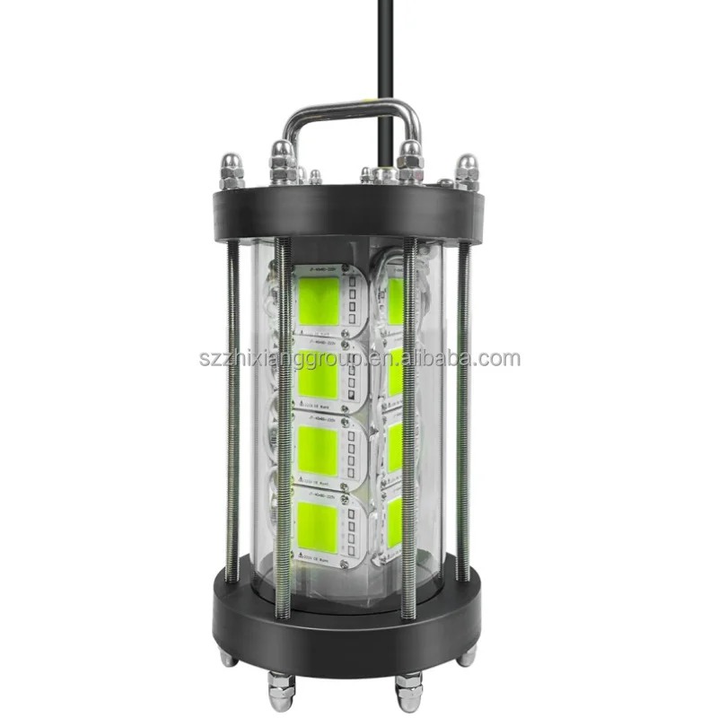 AC220V 5000W Fishing Lamps IP68 Waterproof Catching Salmon Large Fish Squid Boat Fishing Light Underwater