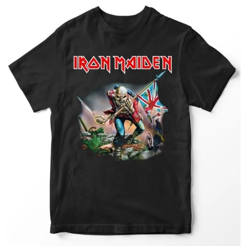 

2025 Summer Icon HALLOWWED Premium T-Shirt Iron HALLOWWED Icon Maiden Heavy Metal T-Shirt Metal T-Shirt Oversize Megadeth