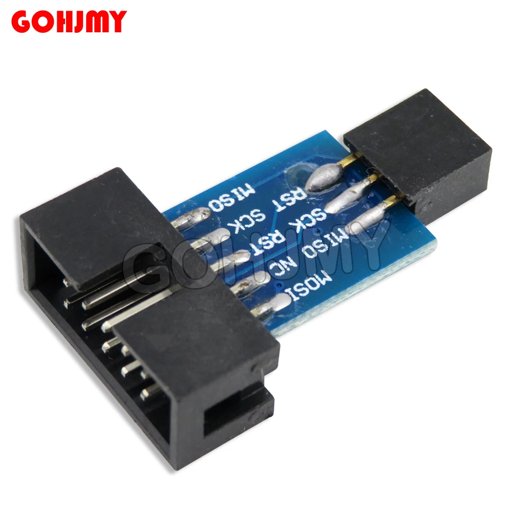 GOHJMY 5PCS 10 Pin to 6 Pin Adapter Board for AVRISP MKII USBASP STK500 100% NEW Original Quality in the stock