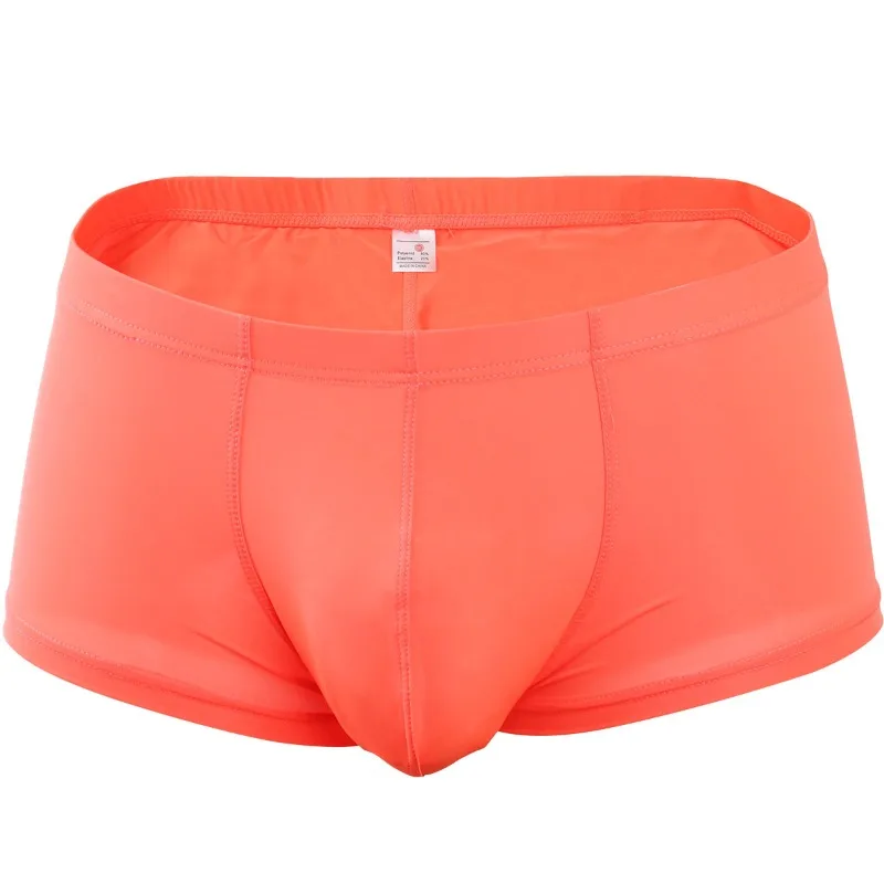 Grenzüberschreitender Handel mit Herren-Boxershorts, U-förmig, dünn, aus Eisseide, eng anliegend, niedriger Bund, einfarbig, atmungsaktiv, Großhandel PS506