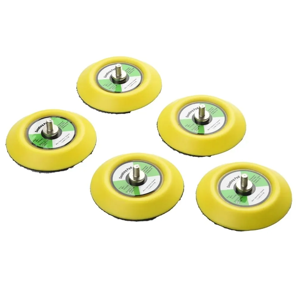 1''- 6'' Polishing Sanding Disc Backing Pads Hook And Loop For Pneumatic Sander Polishing Machine Chassis Polishing Runner
