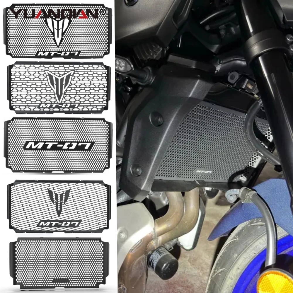 

2025 2026 2027 MT-07 MT07 Motorcycle Radiator Guard Grille Cover Protective Grill For Yamaha MT07 Y-AMT Aluminium Accessories