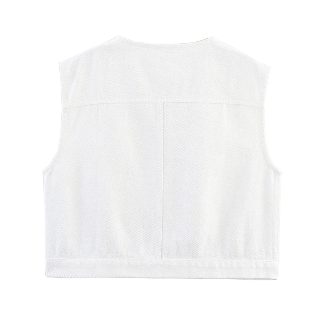 Gilet en Denim pour femmes, mode décontractée, haut à bouton unique, bloc de couleurs, nouveau Style, vêtements pour femmes, 2025