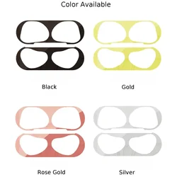 Dust-Proof Inside Protection Film For AirPods 3 2 1 Case Metal Dust Guard Stickers Earphone Case Film Protector 2024